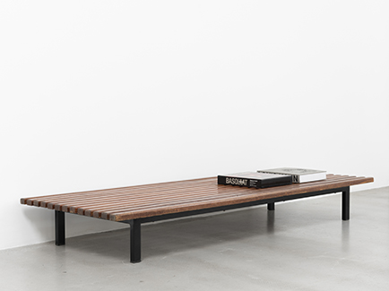 Japanese Bench in the Style of Charlotte Perriand, 1960s