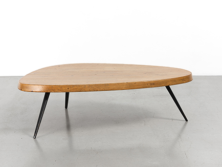 Wood table by Charlotte Perriand ''Les Arcs'' - L'Atelier 55