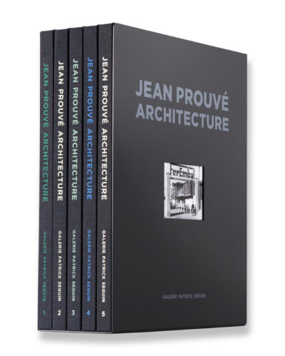 JEAN PROUVÉ ARCHITECTURE COFFRET 5 VOLUMES NO 1 - VOL. 1+2+3+4+5