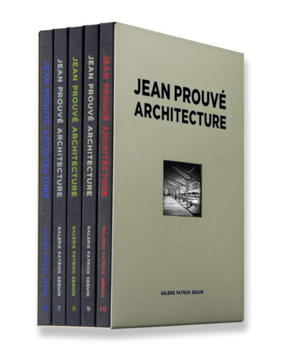 JEAN PROUVÉ ARCHITECTURE COFFRET 5 VOLUMES NO 2 - VOL. 6+7+8+9+10