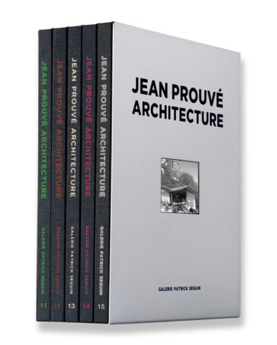 JEAN PROUVÉ ARCHITECTURE - COFFRET 5 VOLUMES NO 3 - VOL. 11+12+13+14+15