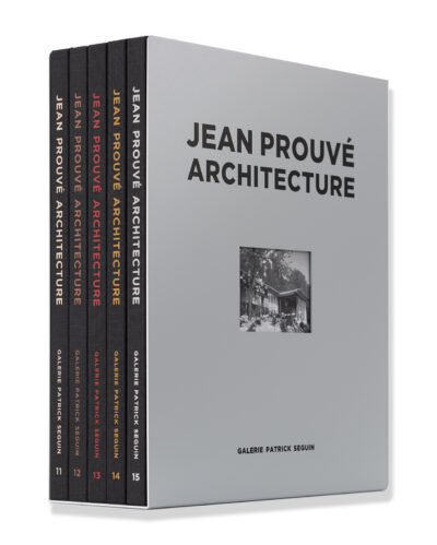 JEAN PROUVÉ ARCHITECTURE - COFFRET 5 VOLUMES NO 3 - VOL. 11+12+13+14+15