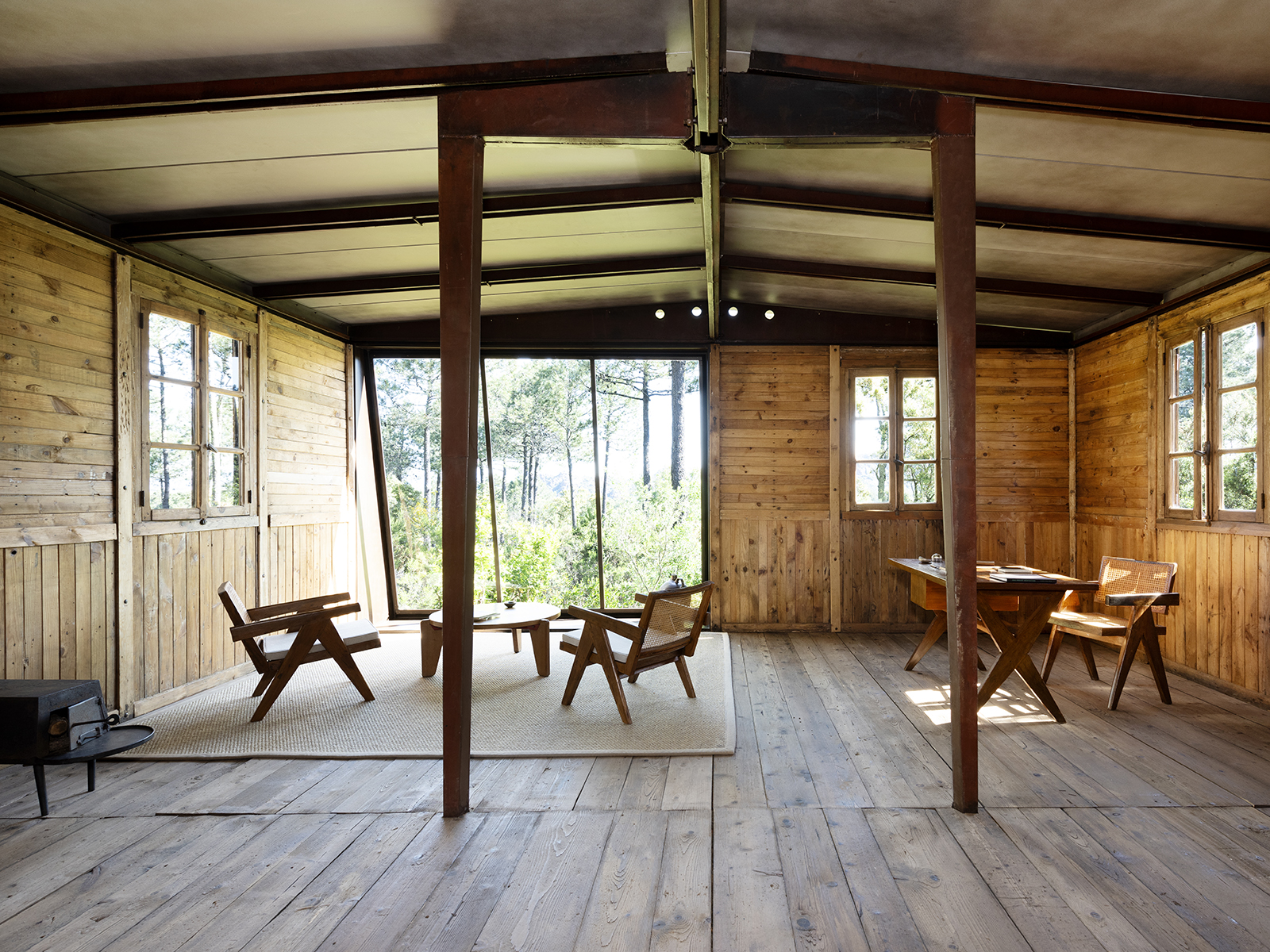 JEAN PROUVÉ - Maison Démontable 6×6, 1944 – Métal, bois et verre