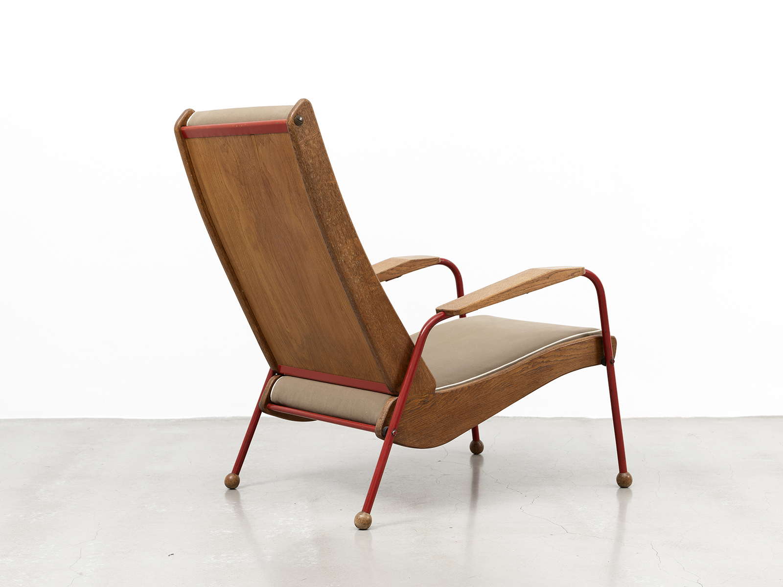 JEAN PROUVÉ - Paire de fauteuils Visiteur Métropole FV 13, ca. 1951 – Tube et tôle d'acier, bois et contreplaqué