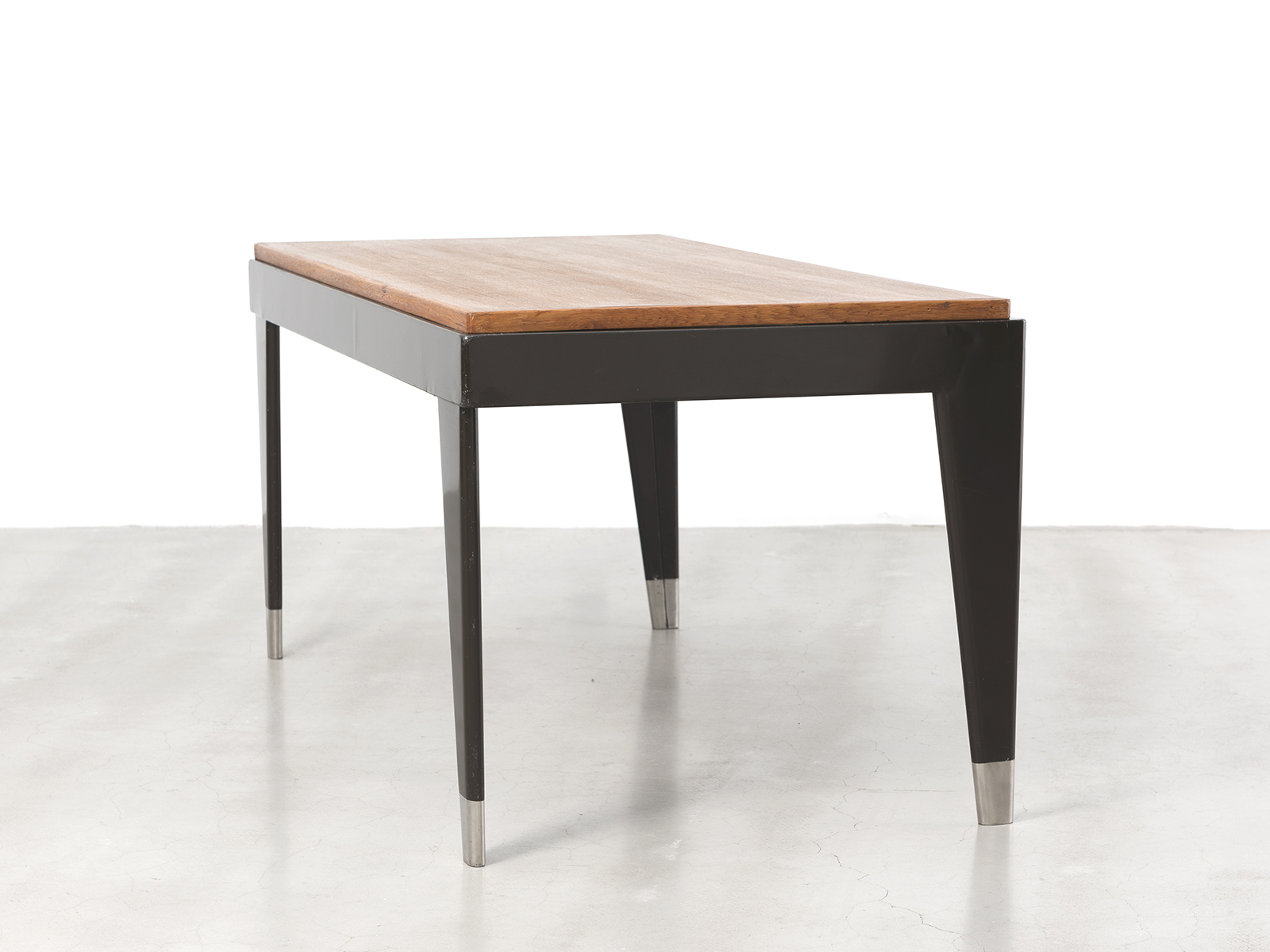 JEAN PROUVÉ - Direction desk, ca. 1950 JEAN PROUVÉ - Direction desk, ca. 1950 – Bent sheet steel, wood and stainless steel